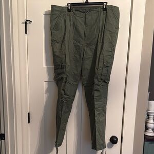 Olive Cargo Pants for Men